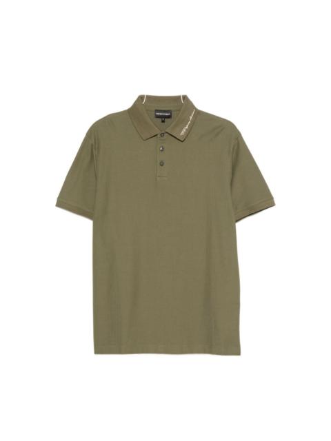 EMPORIO ARMANI Cotton polo shirt