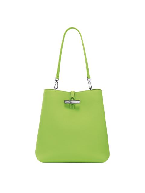 Longchamp Le Roseau M Shoulder bag Green Light - Leather