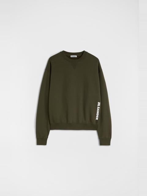 Jil Sander Cotton Terry Crew-Neck Sweatshirt