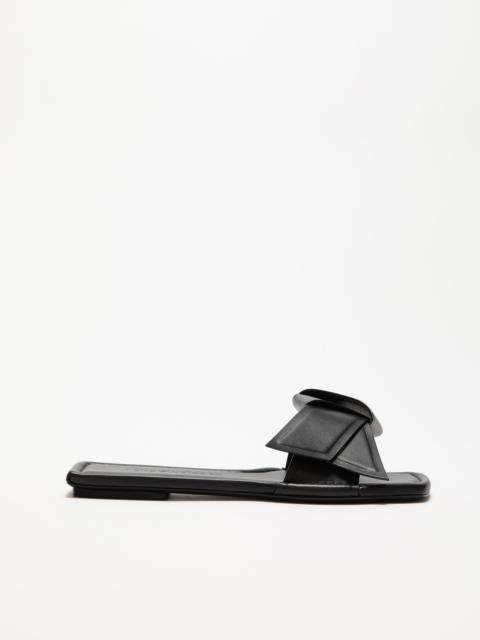 Acne Studios Musubi leather sandal - Black