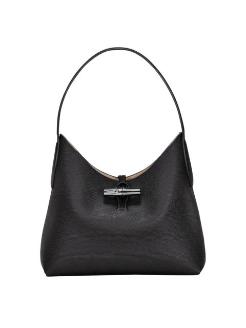 Roseau M Hobo bag Black - Leather