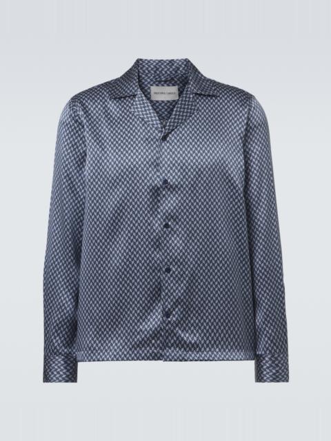 FRESCOBOL CARIOCA Safra silk shirt