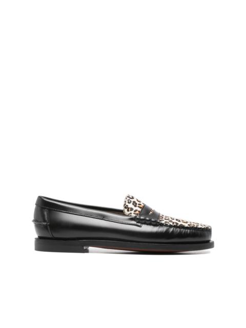 SEBAGO leopard-pattern loafers