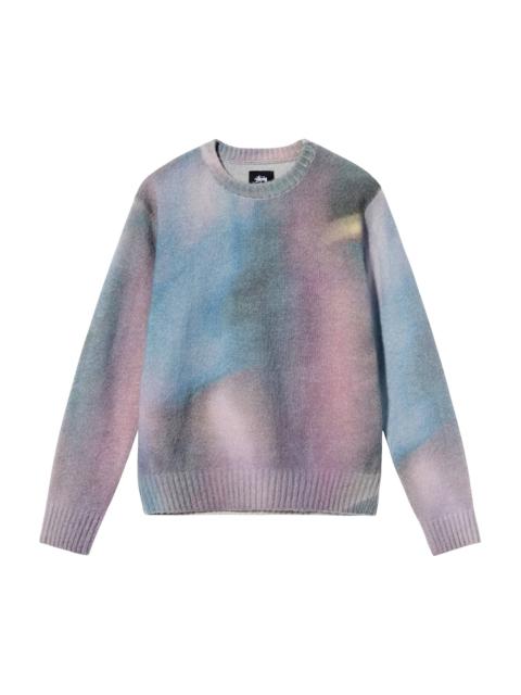 Stüssy FADED COTTON CREW - BLUE | REVERSIBLE