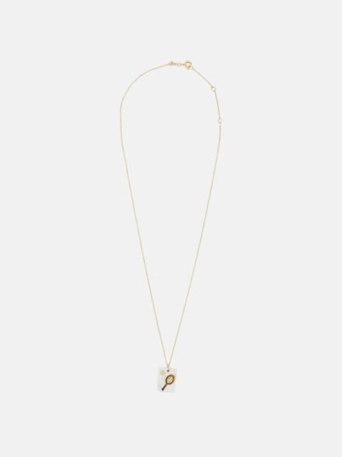 ALIITA Pearl Cameo Tennis Necklace