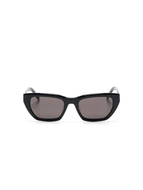 SAINT LAURENT logo-plaque cat-eye sunglasses