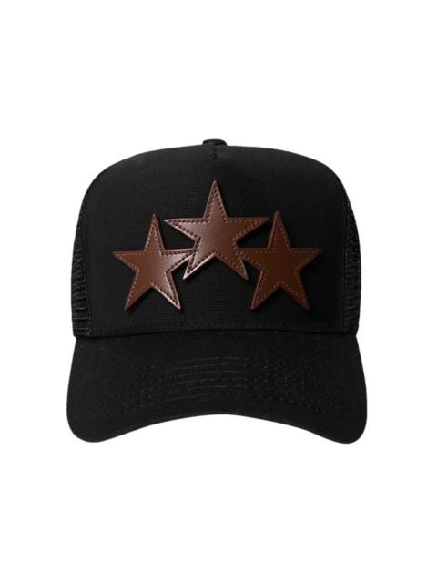 AMIRI AMIRI Three Star Trucker Hat Black