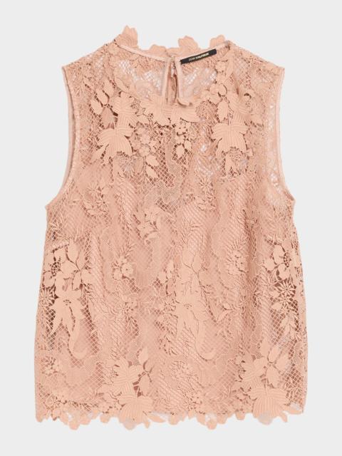KOBI HALPERIN Rayne Sleeveless Botanical Garden Lace Blouse