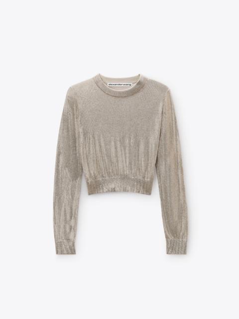 Alexander Wang crystal hotfix pullover