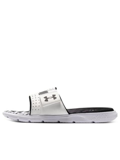 Under Armour Under Armour Mercenary Slippers 'White Black' 3027252-100