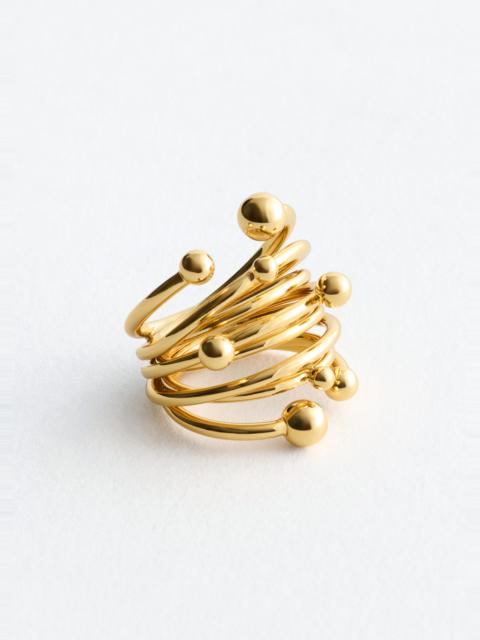 & Other Stories Spherical Stacked Ring