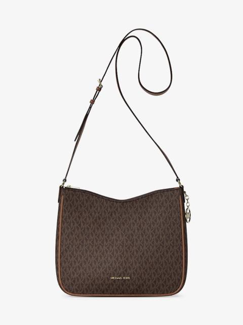 MICHAEL KORS Nayla Medium Signature Logo Messenger Bag