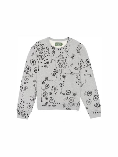 DENIM TEARS Denim Tears Irak Tears Crewneck Sweatshirt Grey