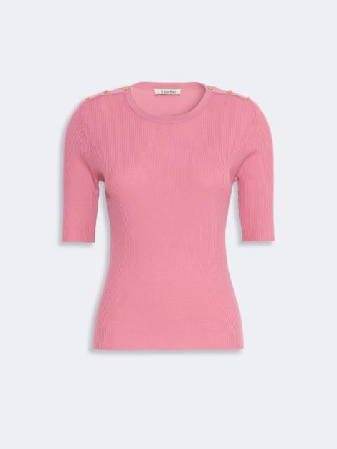'S Max Mara RIVIERA Ribbed woollen yarn jumper - PINK