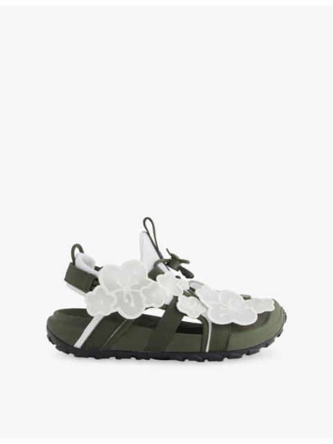 The North Face The North Face x Cecile Bahnsen Floral-Applique Mesh Sandals