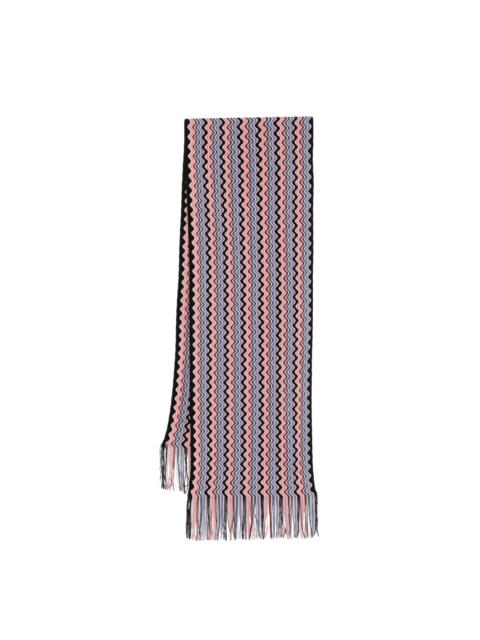 Missoni zigzag-woven scarf