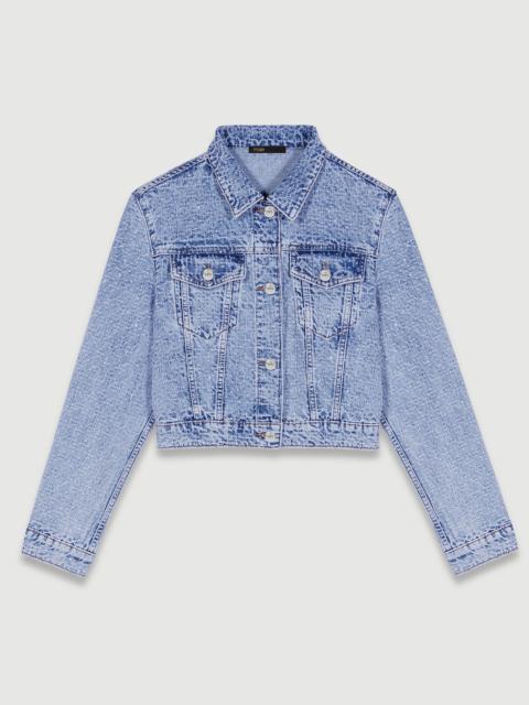 Cropped denim jacket