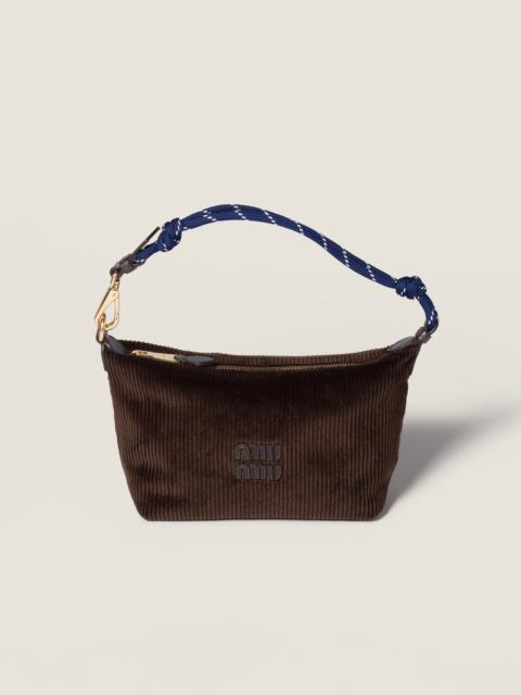 Miu Miu Corduroy pouch