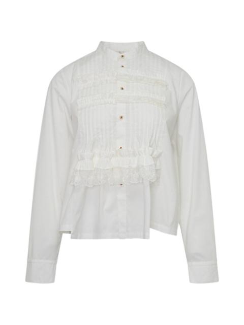 RENLI SU Suri lace-trimmed shirt