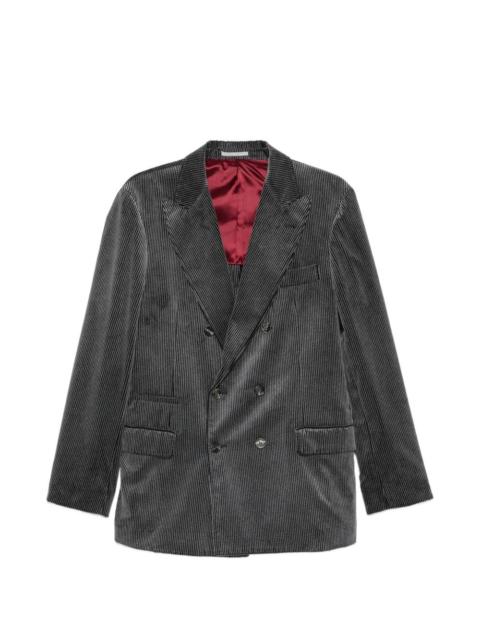 Brunello Cucinelli double-breasted corduroy blazer
