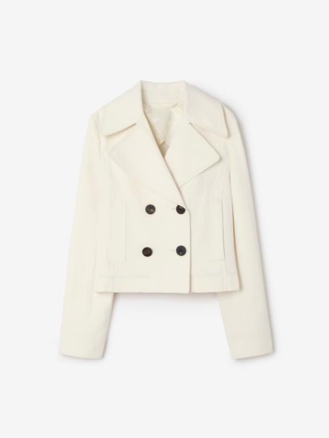 Burberry Cropped Cotton Jacket