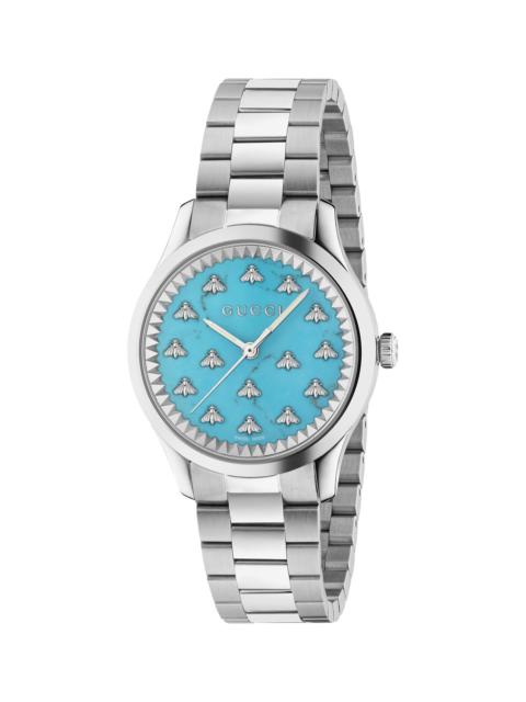 GUCCI Women's G-Timeless Stainless Steel & Turquoise Bracelet Watch - Turquoise