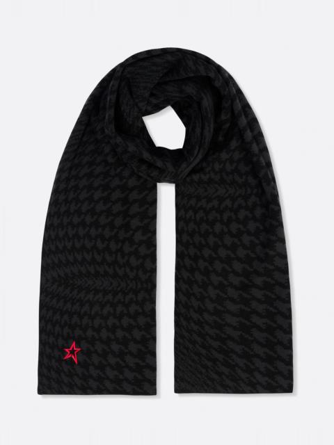 PERFECT MOMENT Houndstooth Merino Wool Scarf
