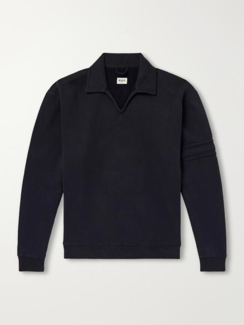 BODE Crew Polo Cotton-Jersey Sweatshirt