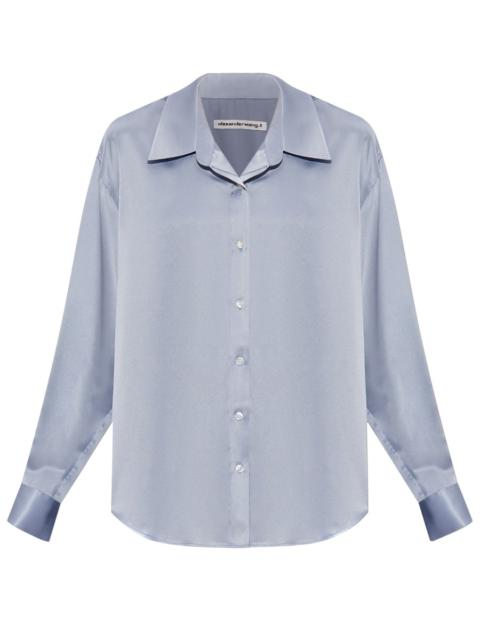 Shirt with sewn-in top