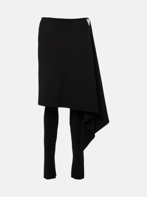 THE ATTICO Draped slim pants