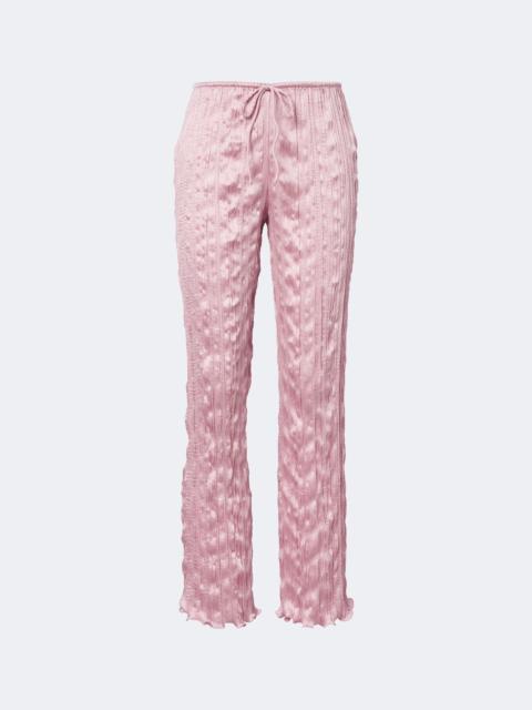 POSSE Esme satin straight pants