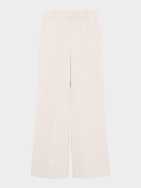 Stripe Canvas High-Rise Trousers