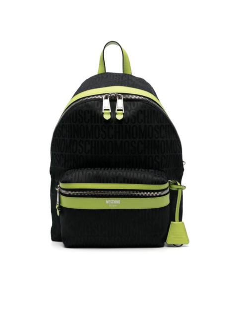 Moschino monogram jacquard backpack