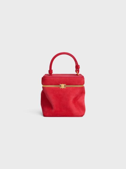 CELINE CUBE IN SUEDE GOATSKIN