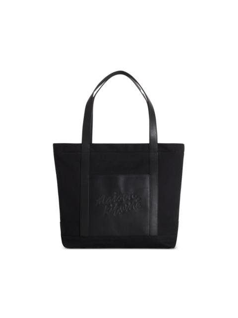 Maison Kitsuné large canvas tote bag