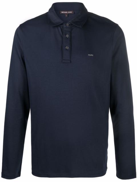 MICHAEL KORS embroidered-logo polo shirt