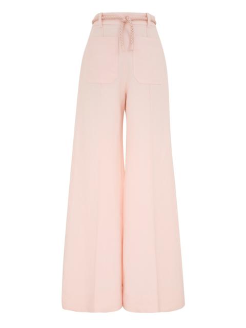 Zimmermann CRUSH LINEN FLARE PANT