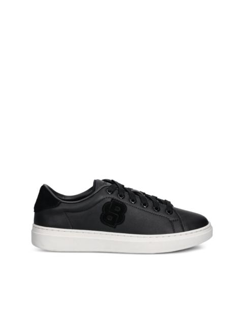 BOSS logo-plaque lace-up sneakers