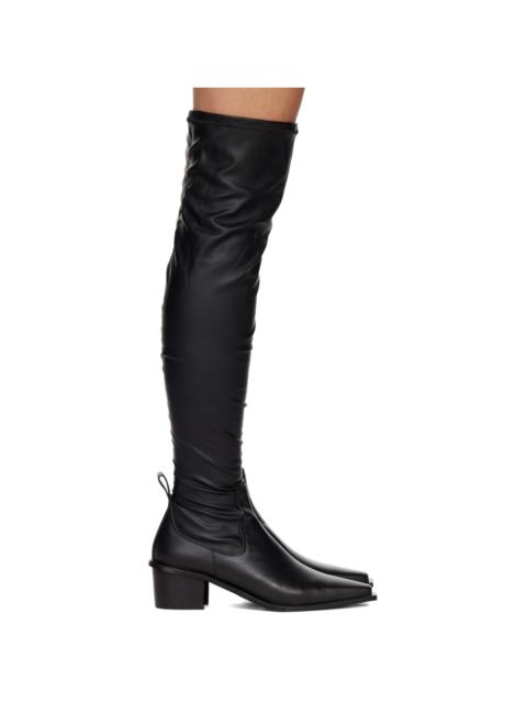 Black High Long Boots