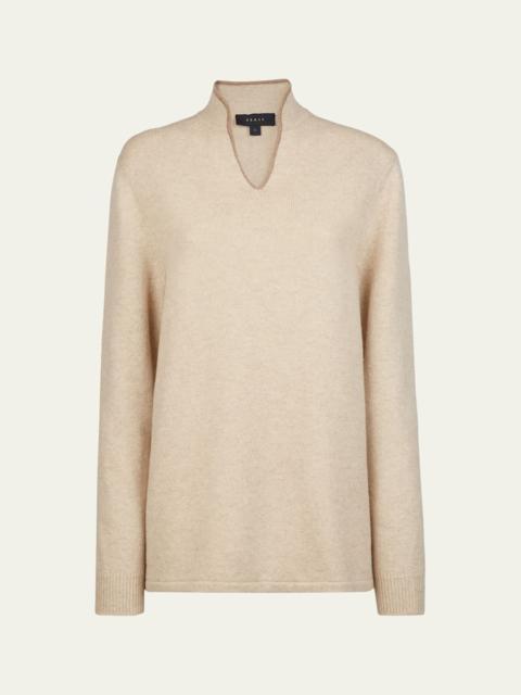 SEASE Men's Ellen Pull Cashmere V-Neck Sweater