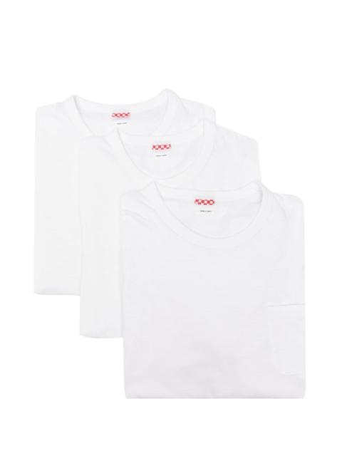 visvim Sublig Jumbo chest-pocket T-shirt (set of three)