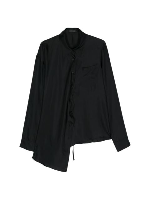 Amatus asymmetric silk shirt