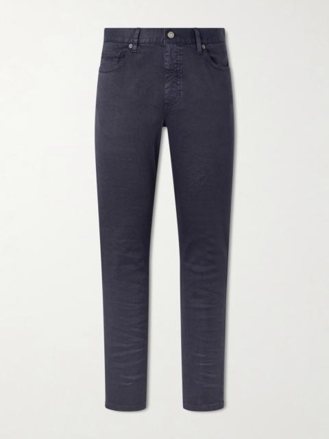 ZEGNA Straight-Leg Linen and Cotton-Blend Jeans