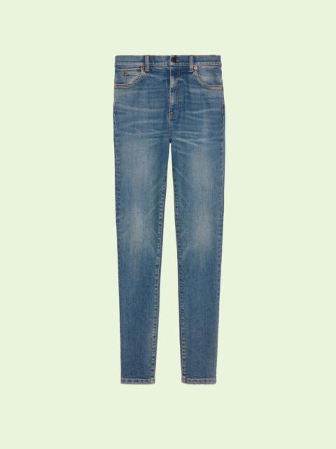 GUCCI Denim pant with Horsebit