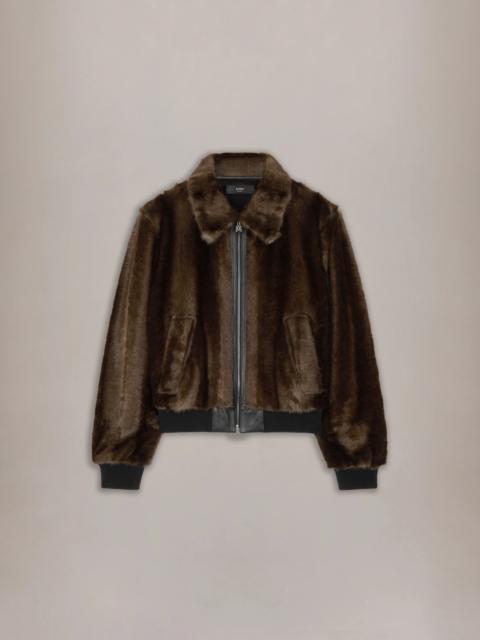 AMIRI FAUX FUR BLOUSON
