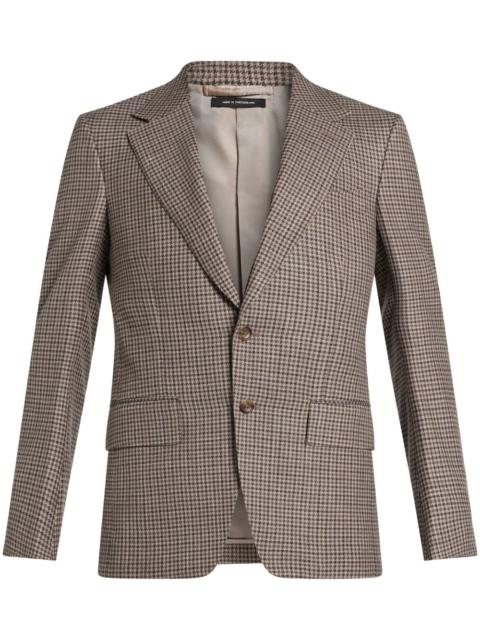 TOM FORD checked blazer