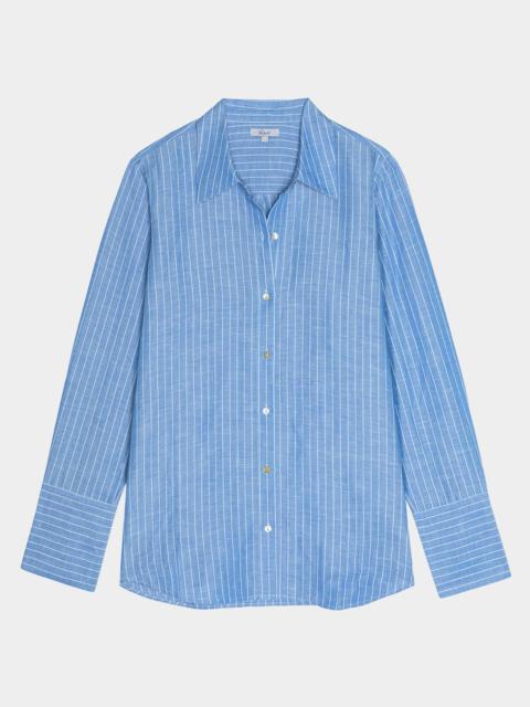 Rails Knox Pinstripe Linen Shirt