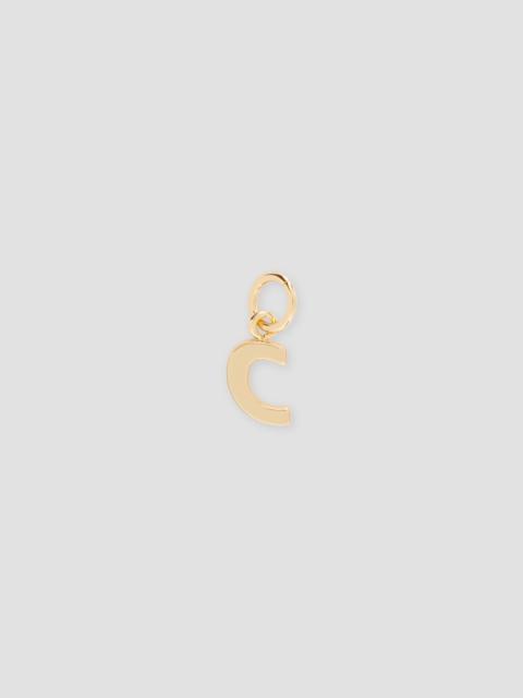 MSGM Brass letter C charm