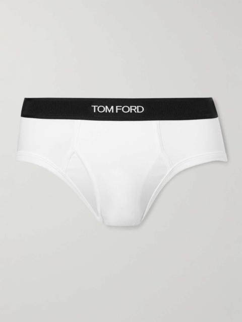 TOM FORD Stretch-Cotton and Modal-Blend Briefs