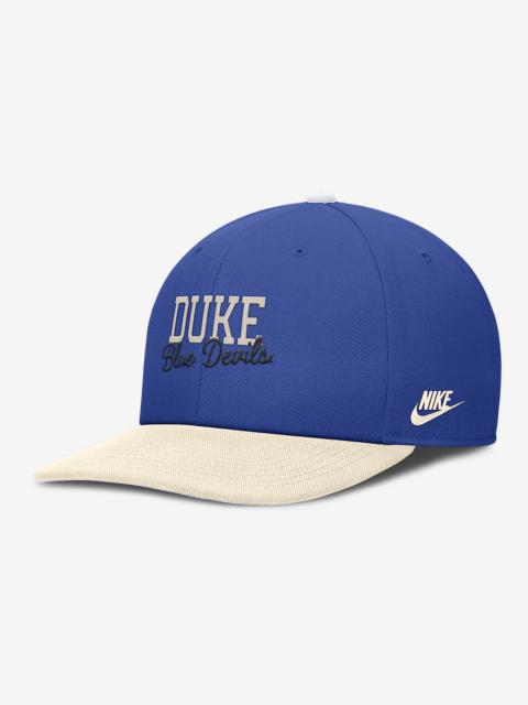 Duke Legacy Script Men's Nike Dri-FIT College Adjustable Hat